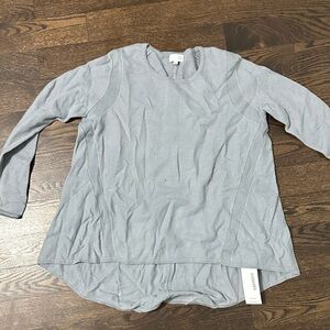 TSE Light Gray Knit Top
